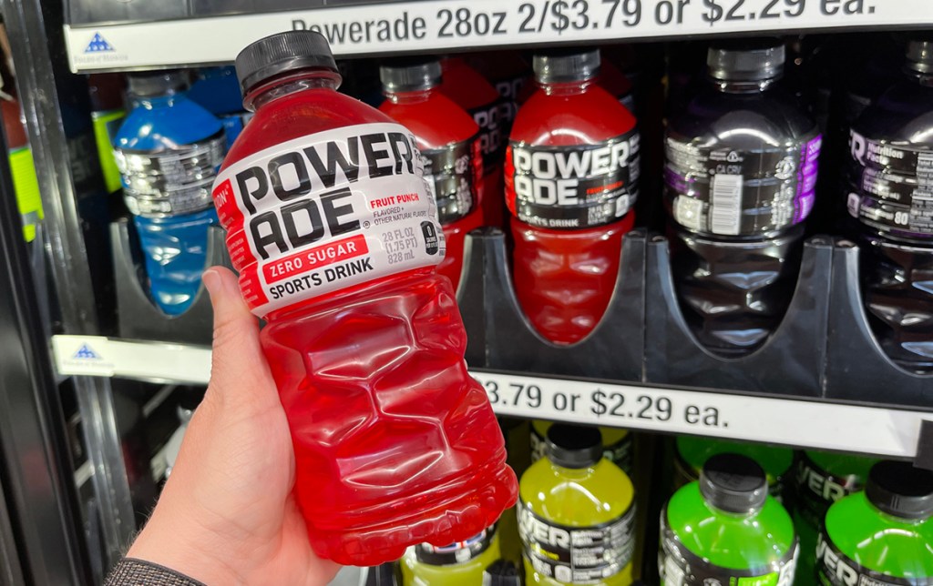 powerade zero at gas station