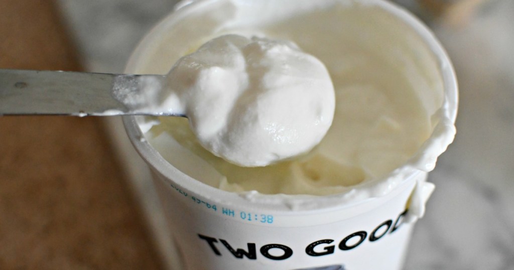 tablespoon of greek yogurt