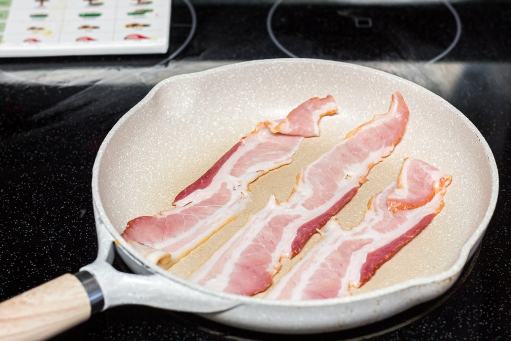 skillet of bacon