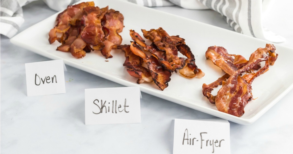 Best Way to Cook Bacon - Oven vs. Skillet vs. Air Fryer