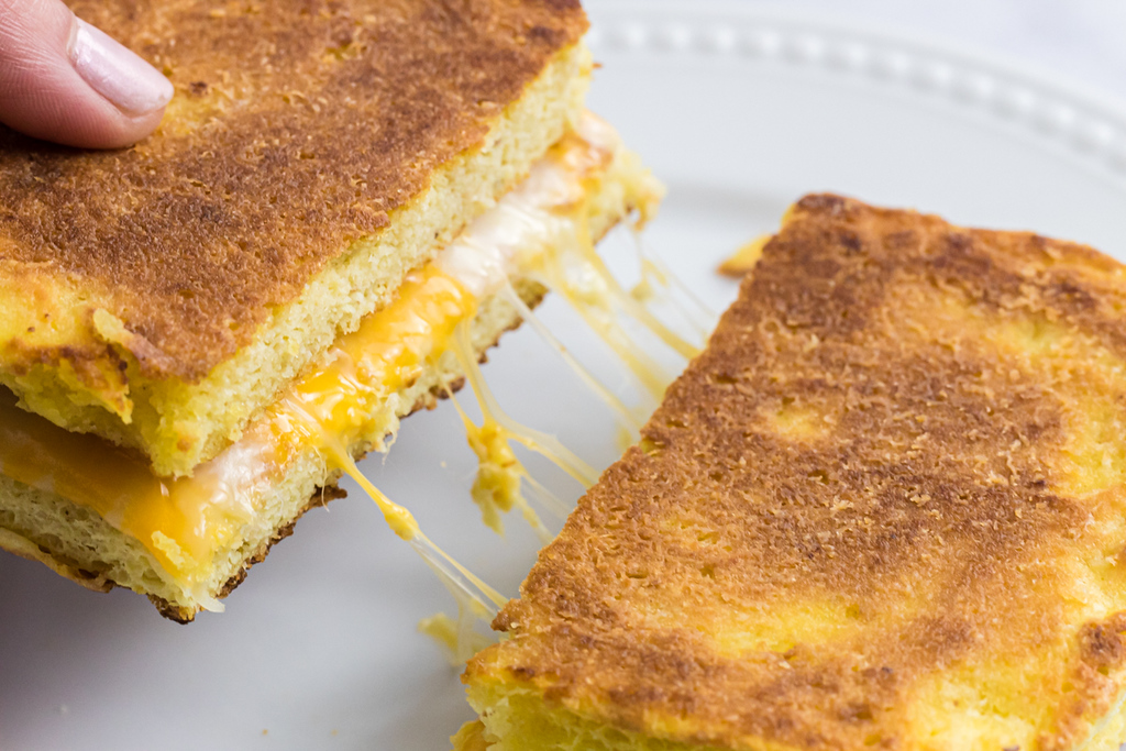 Easy Keto Grilled Cheese Sandwich | Exclusive Hip2Keto Recipe