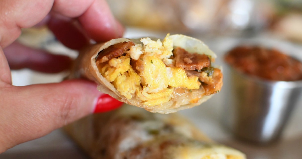 make ahead keto breakfast burrito