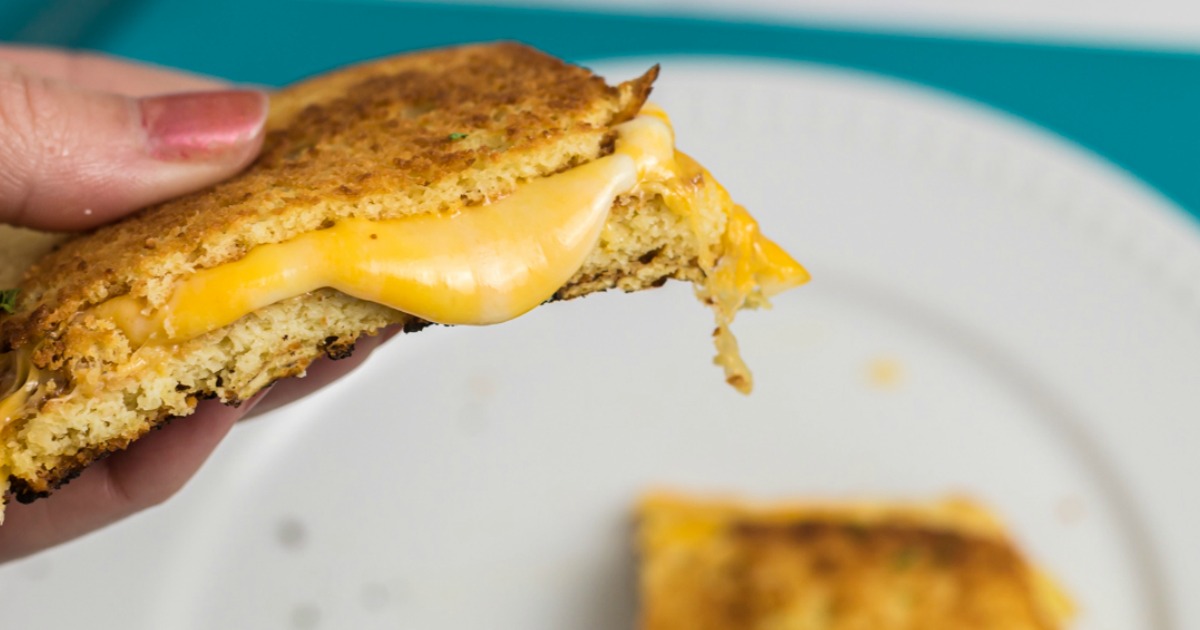 Easy Keto Grilled Cheese Sandwich Exclusive Hip2Keto Recipe