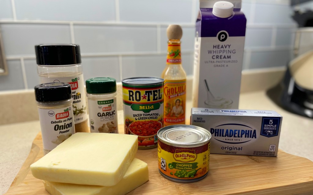 keto queso ingredients