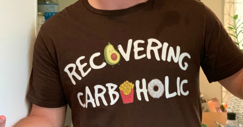 recovering carboholic shirt