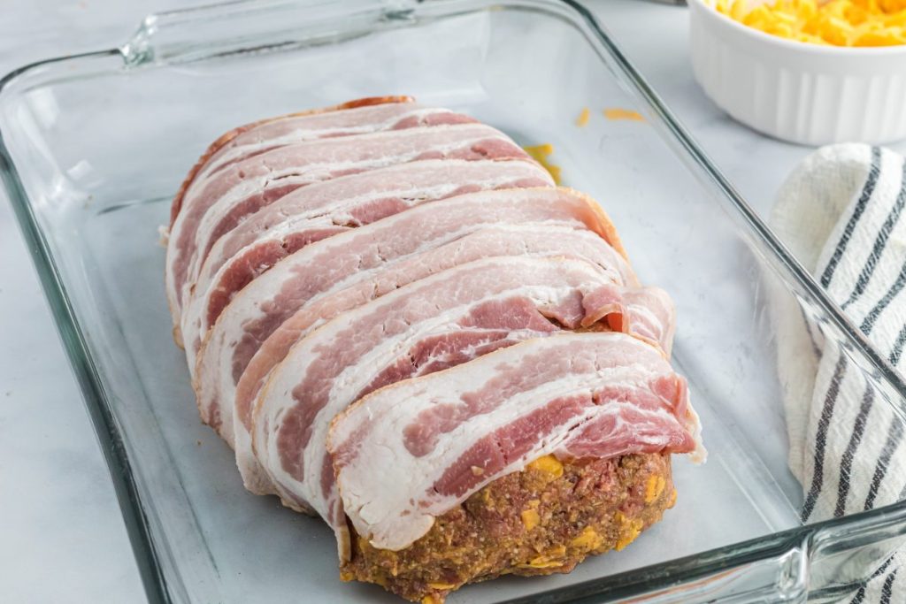 Keto Bacon-Wrapped Meatloaf (Easy Comfort Food Recipe) - Hip2Keto