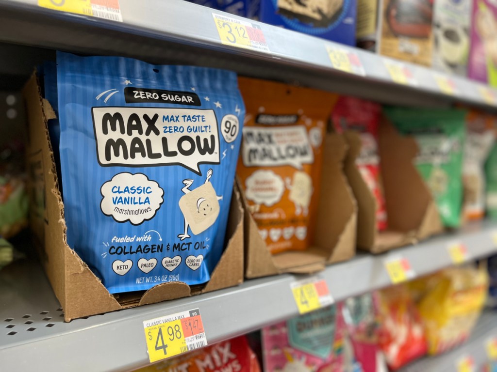 Max Mallow at Walmart - keto marshmallows
