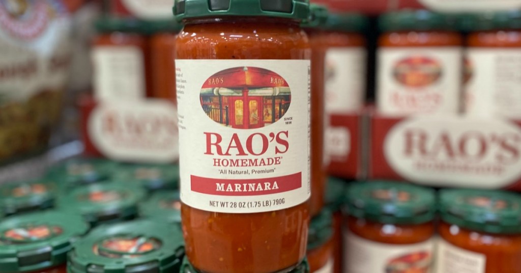 RAO's homemade marinara sauce at Costco 