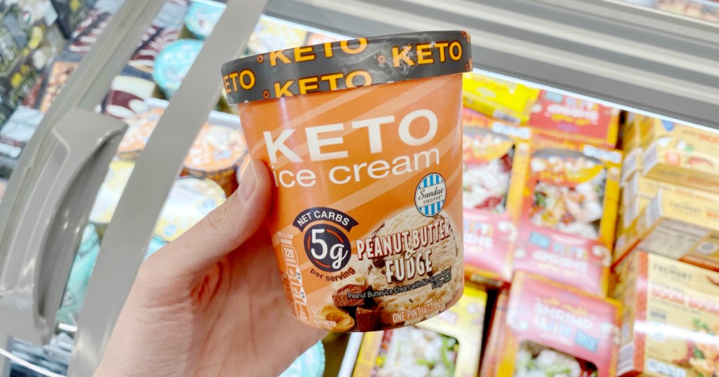 keto ice cream pint at ALDI