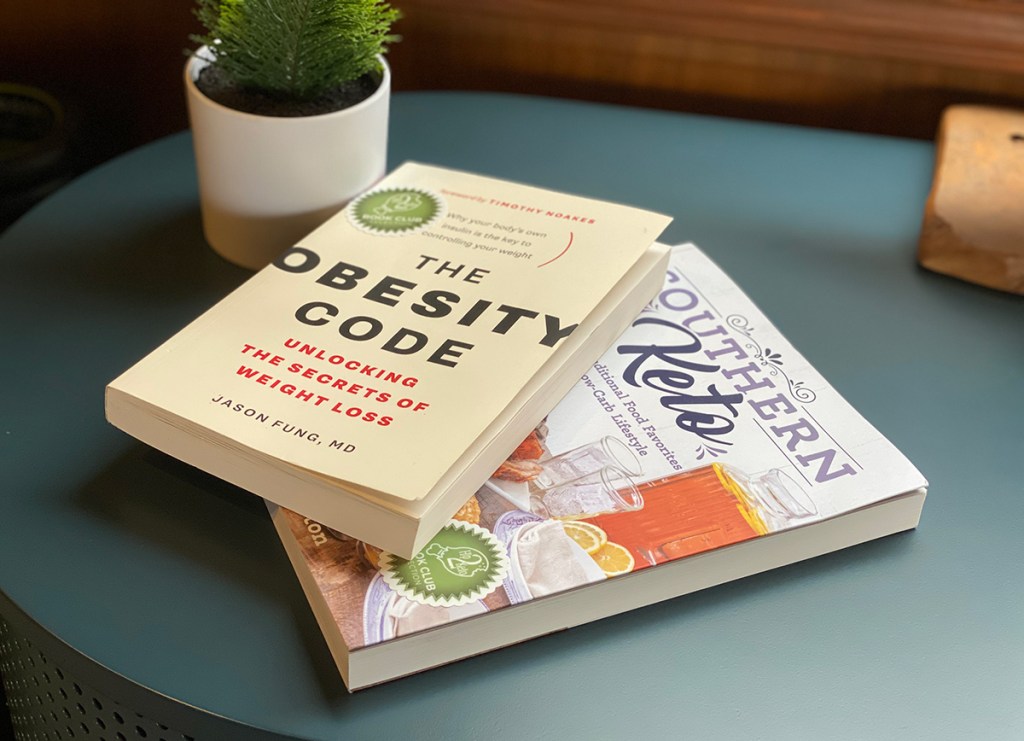 The Obesity Code and Southern Keto cookbook