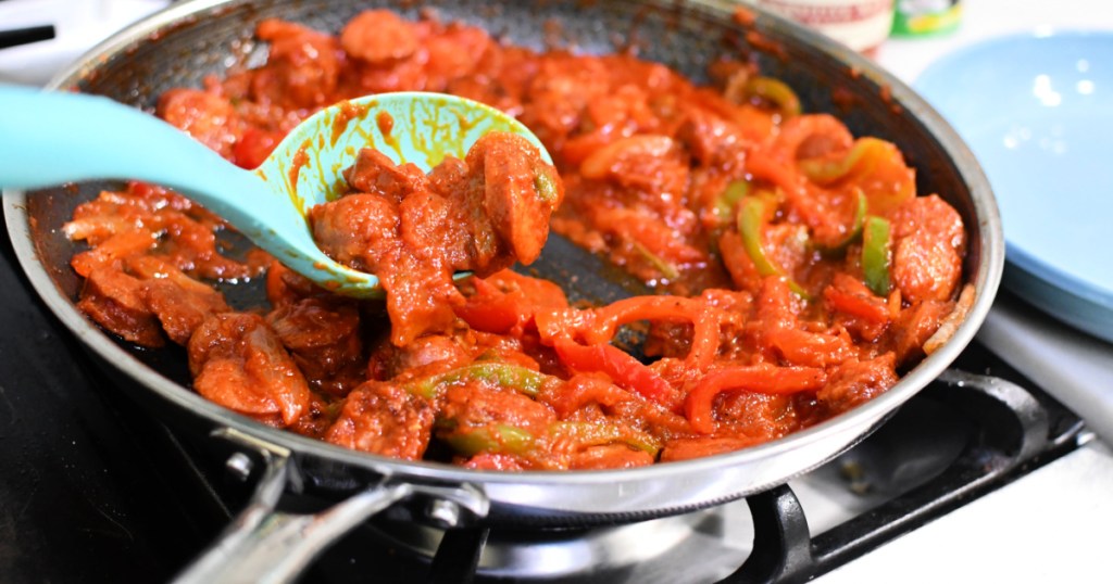 keto skillet sausage and peppers 