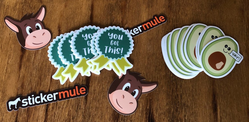 keto stickers on table
