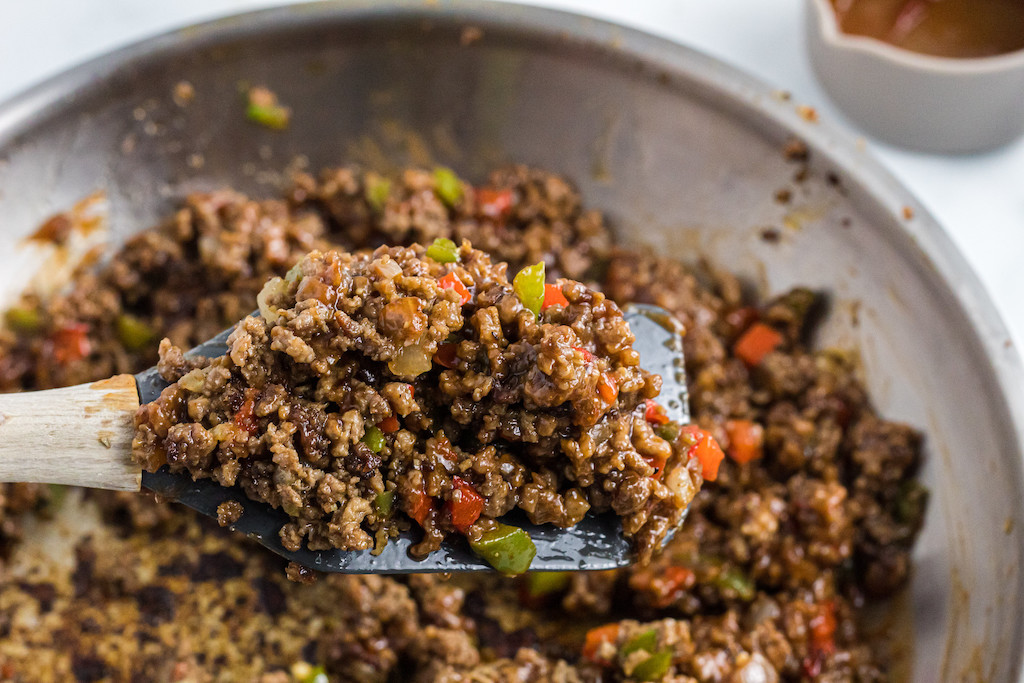 sloppy joe in pan 