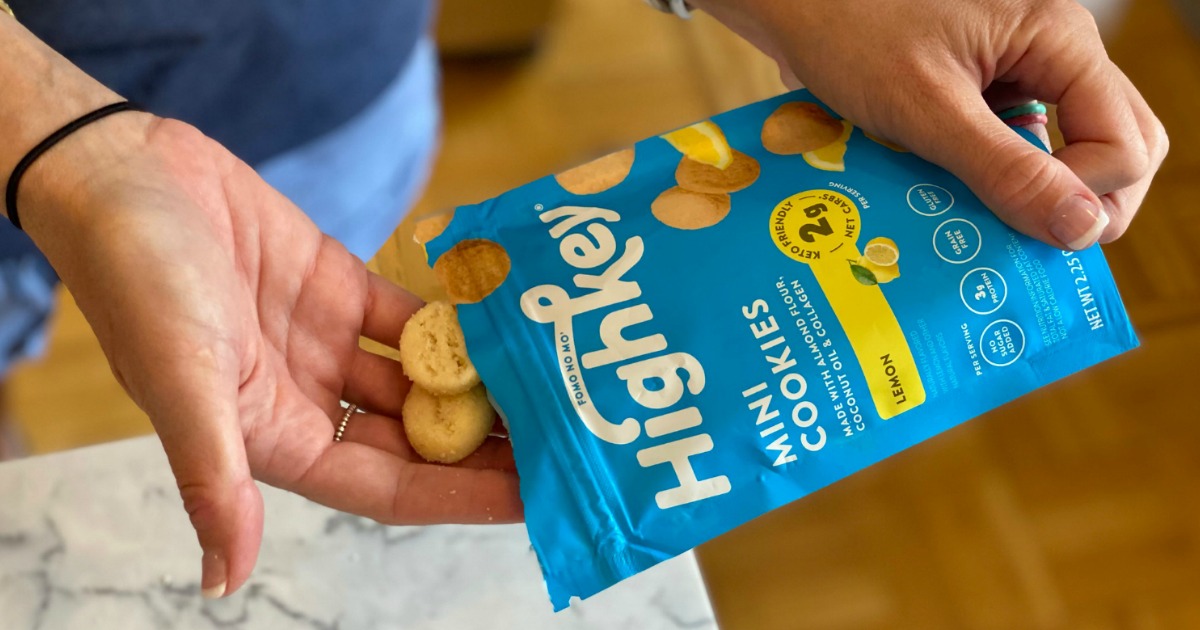 high key lemon mini cookies
