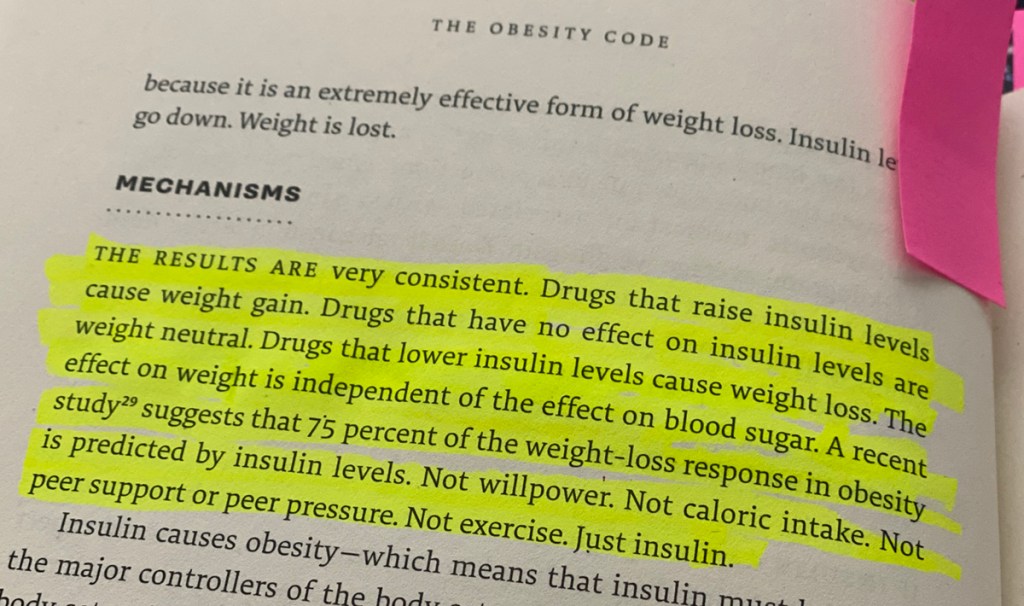 quote from obesity code book