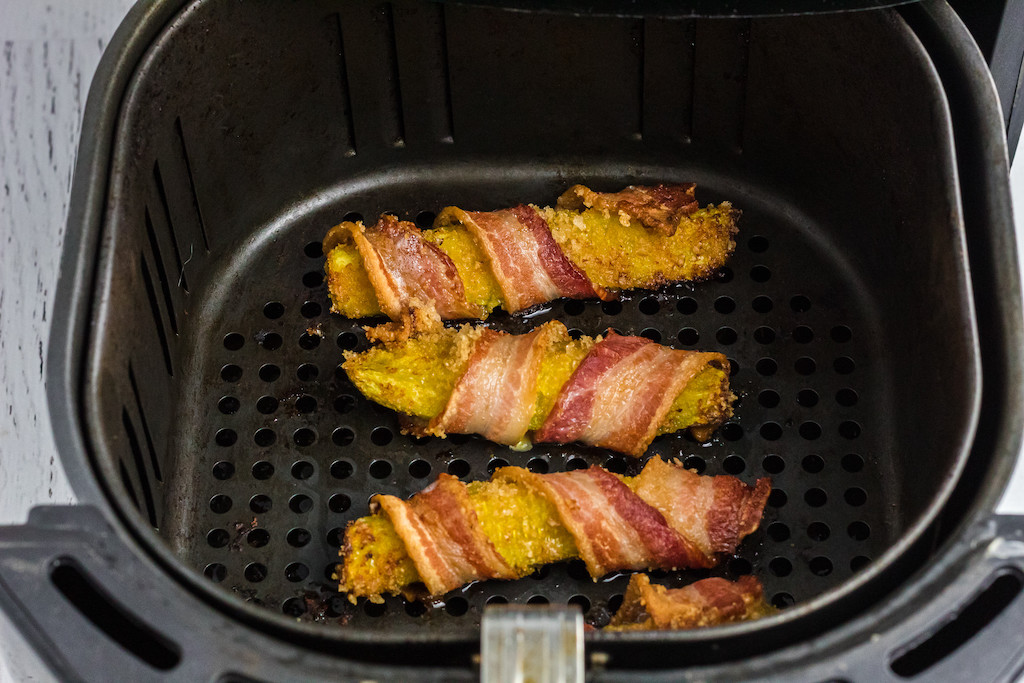BaconWrapped Pickles Addicting Keto Snack Idea Hip2Keto