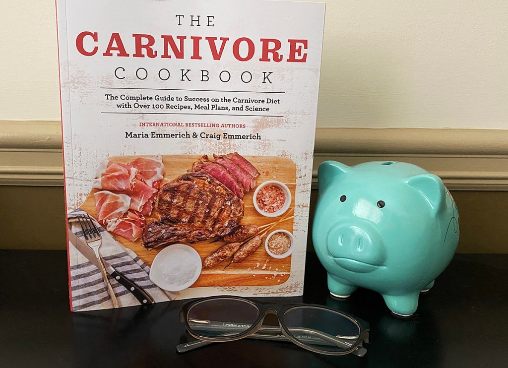 carnivore cookbook on table