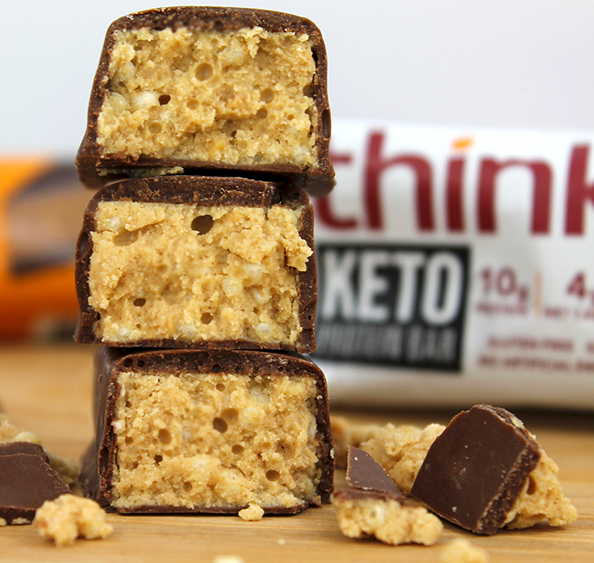 Warning - These Think Keto Chocolate Protein Bars are Addicting.