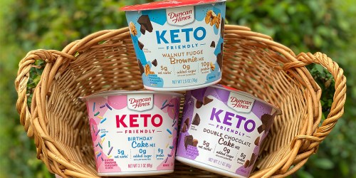 Did You Know that Duncan Hines Makes Keto Cake Mix Cups?!