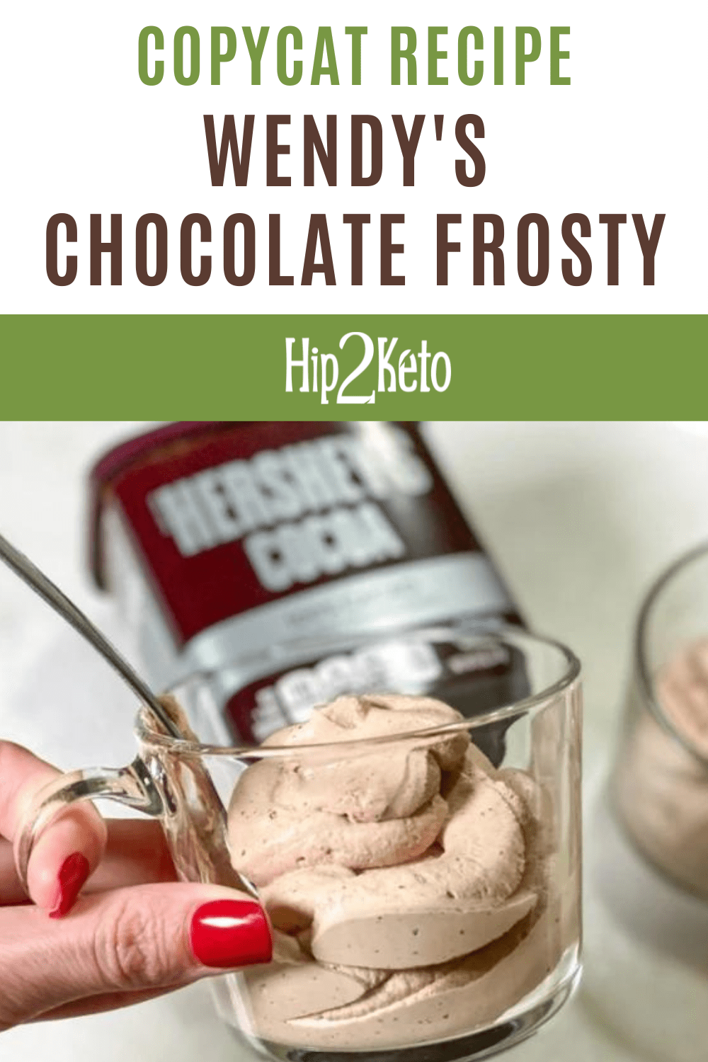 Wendy's Keto Frosty | Exclusive Hip2Keto Recipe