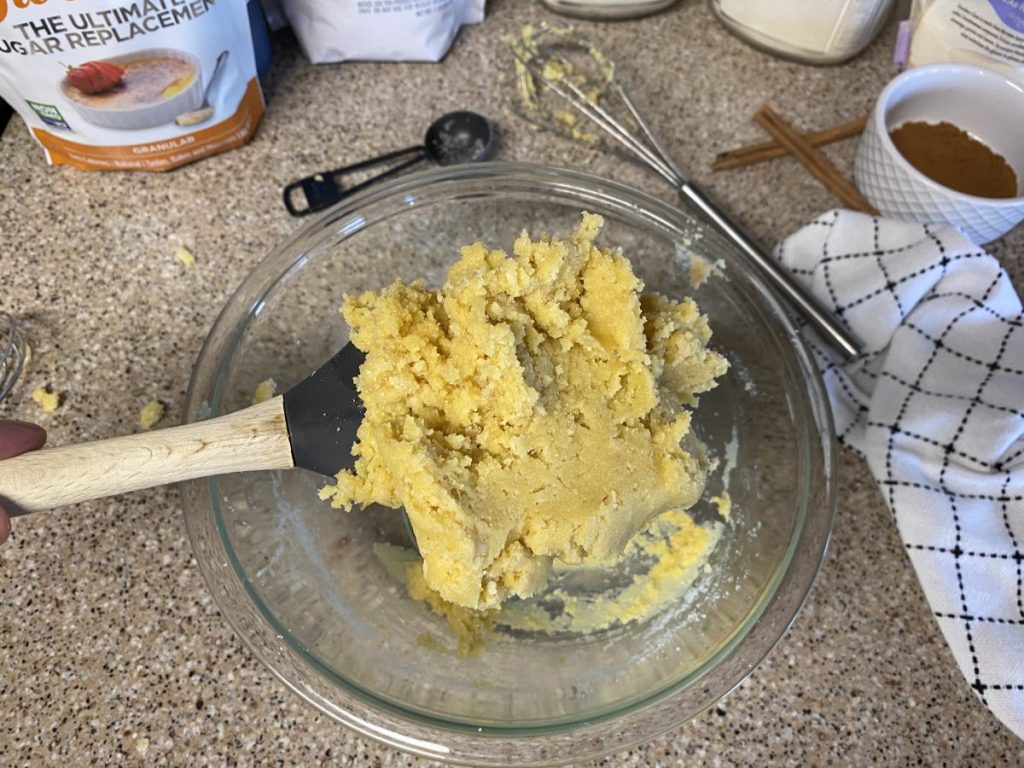 churro dough in a bowl