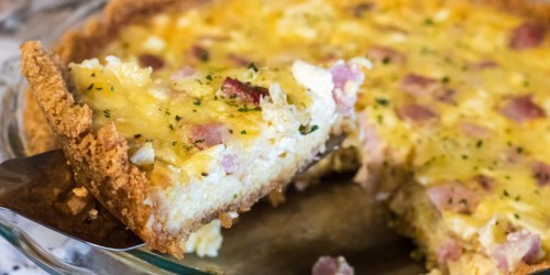 This Keto Carnivore Quiche Uses a Secret Ingredient for its Savory Crust