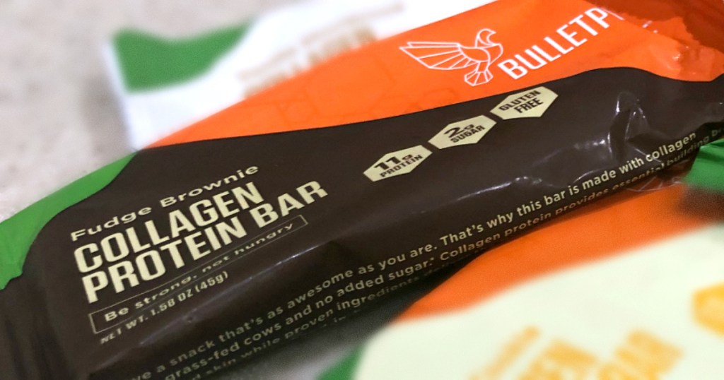 protein bar in wrapper