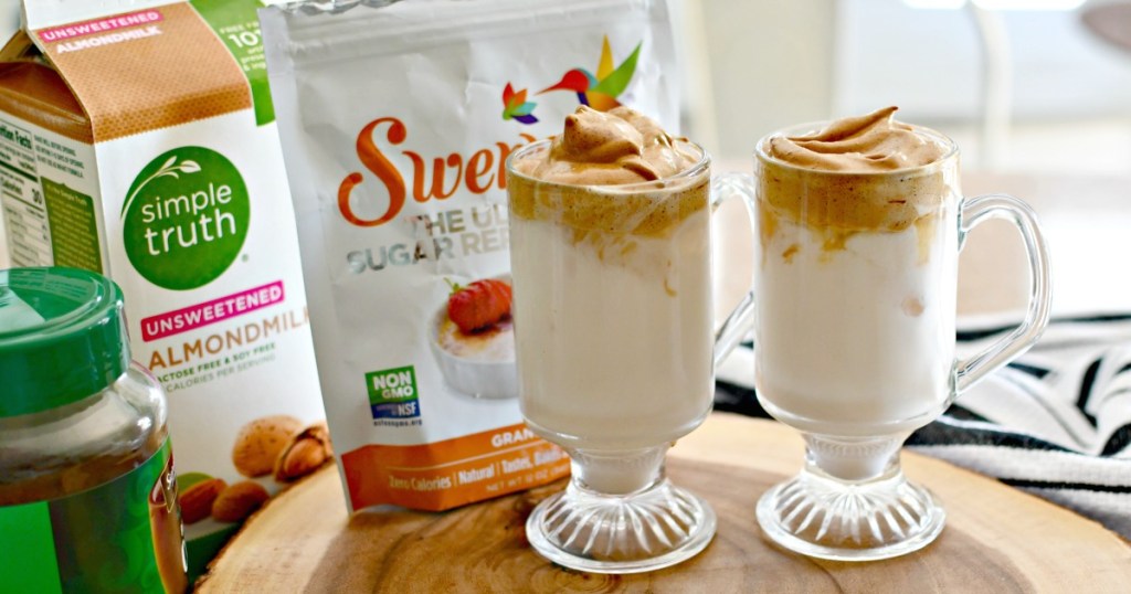 swerve dalgona coffee drinks