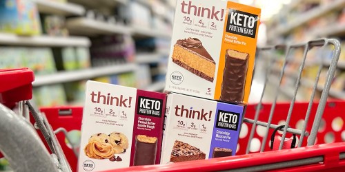 Try Two New Flavors of these Addictive Think Keto Protein Bars!