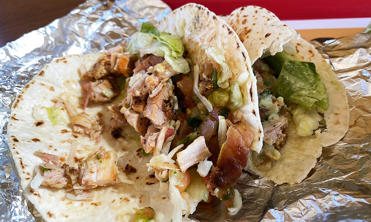 El Pollo Loco Keto Taco with all the fixings