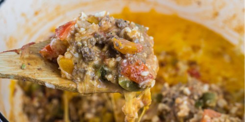 This Keto Stuffed Pepper Casserole is Prepared in ONE Pan & So Good!