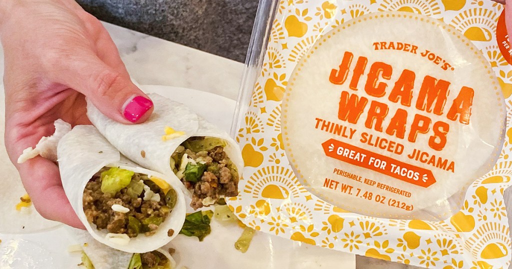 trader joes jicama wraps