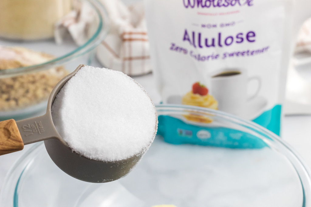 allulose in measuring cup 