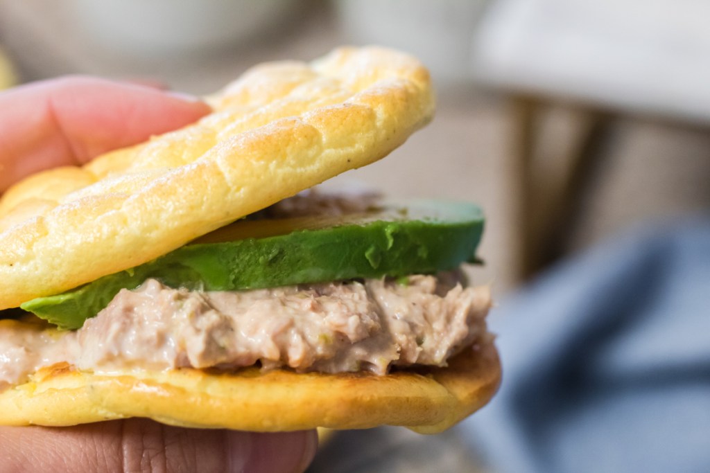 cloud bread sandwich