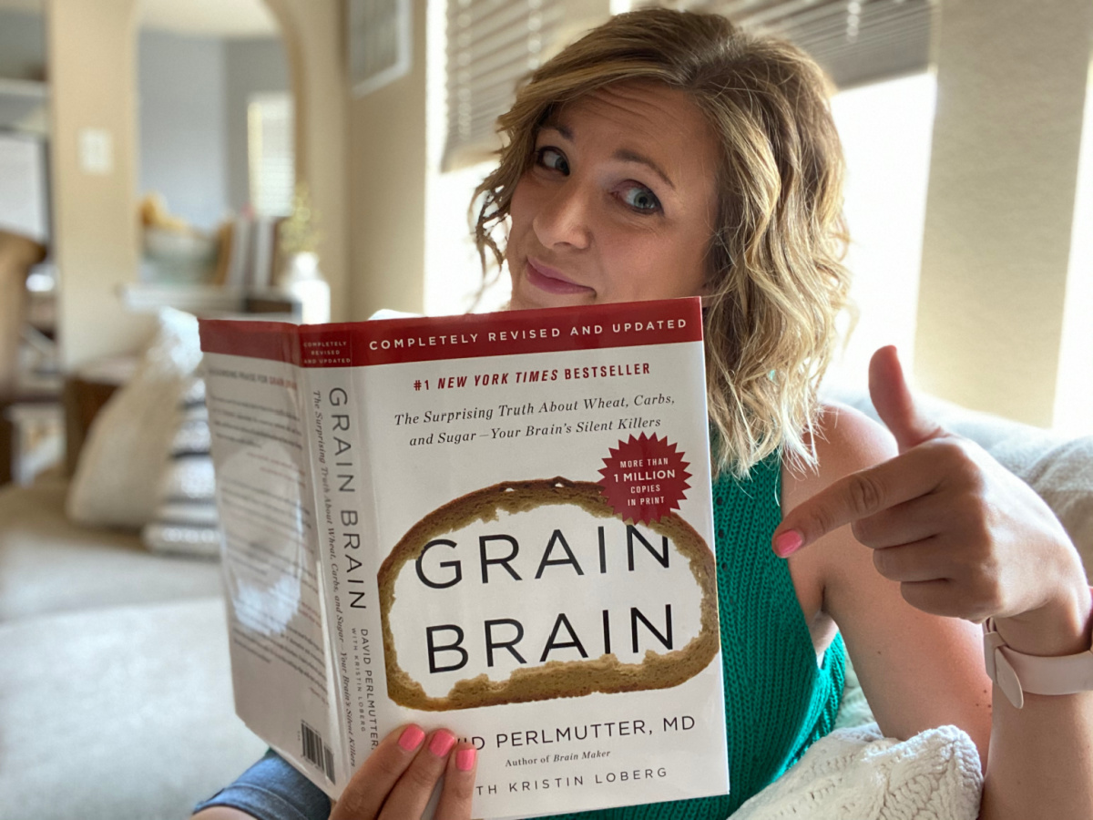 girl with Grain Brain book