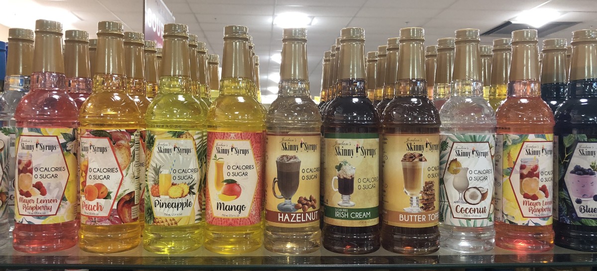Jordan's Skinny Syrup on store shelf