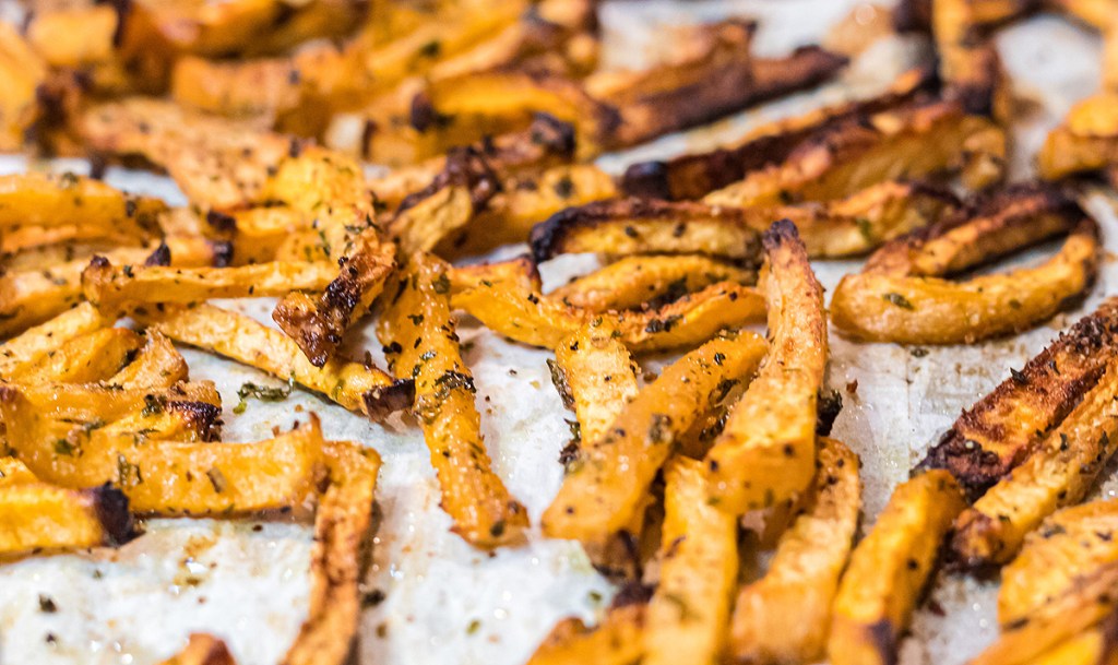 Rutabaga Fries on plate