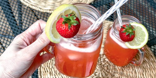 Keto Strawberry Lemonade is the Perfect Sweet Summertime Drink