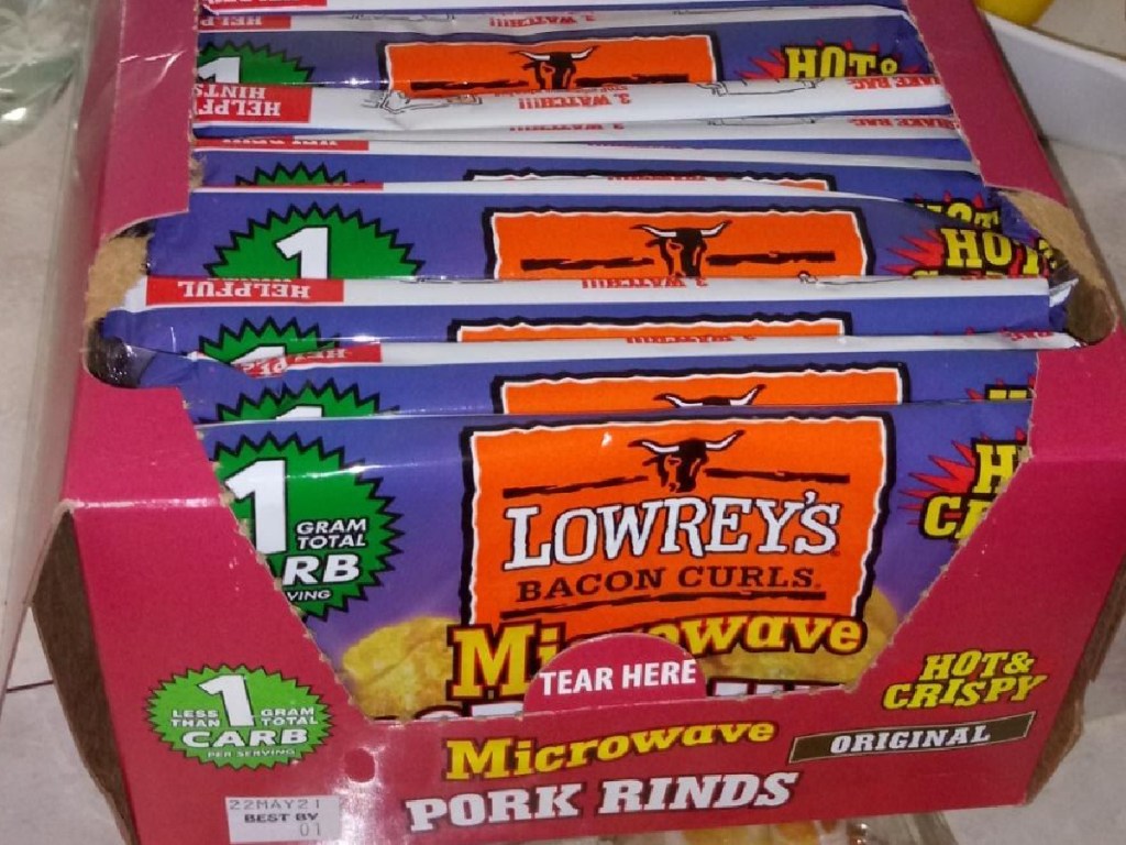 Many Lowrey's Bacon Curls Packages 