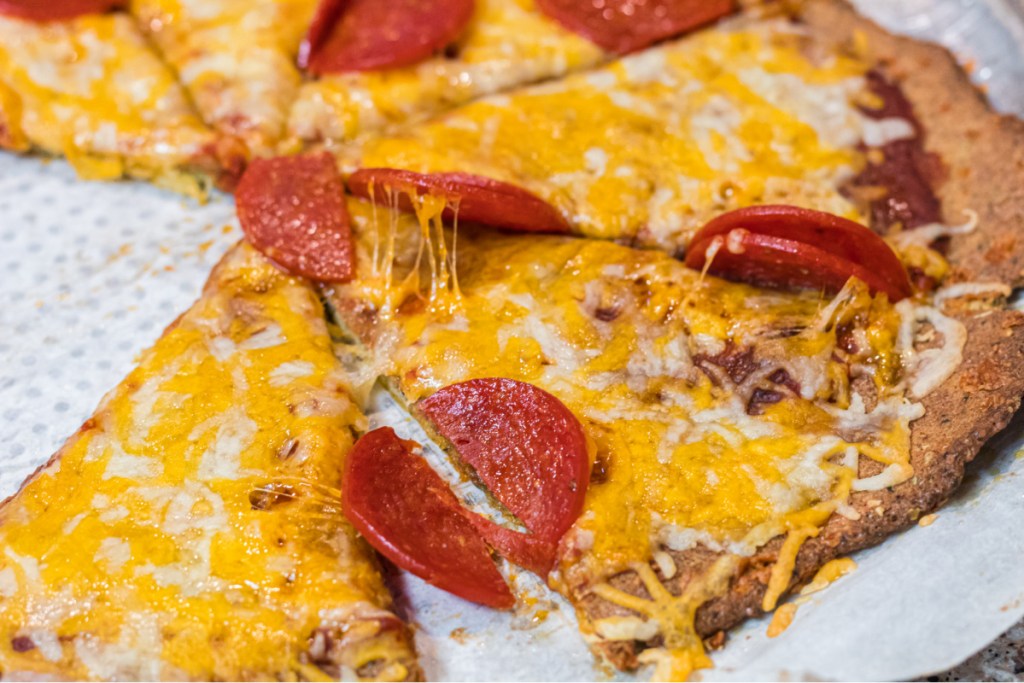 pork rind crust pizza