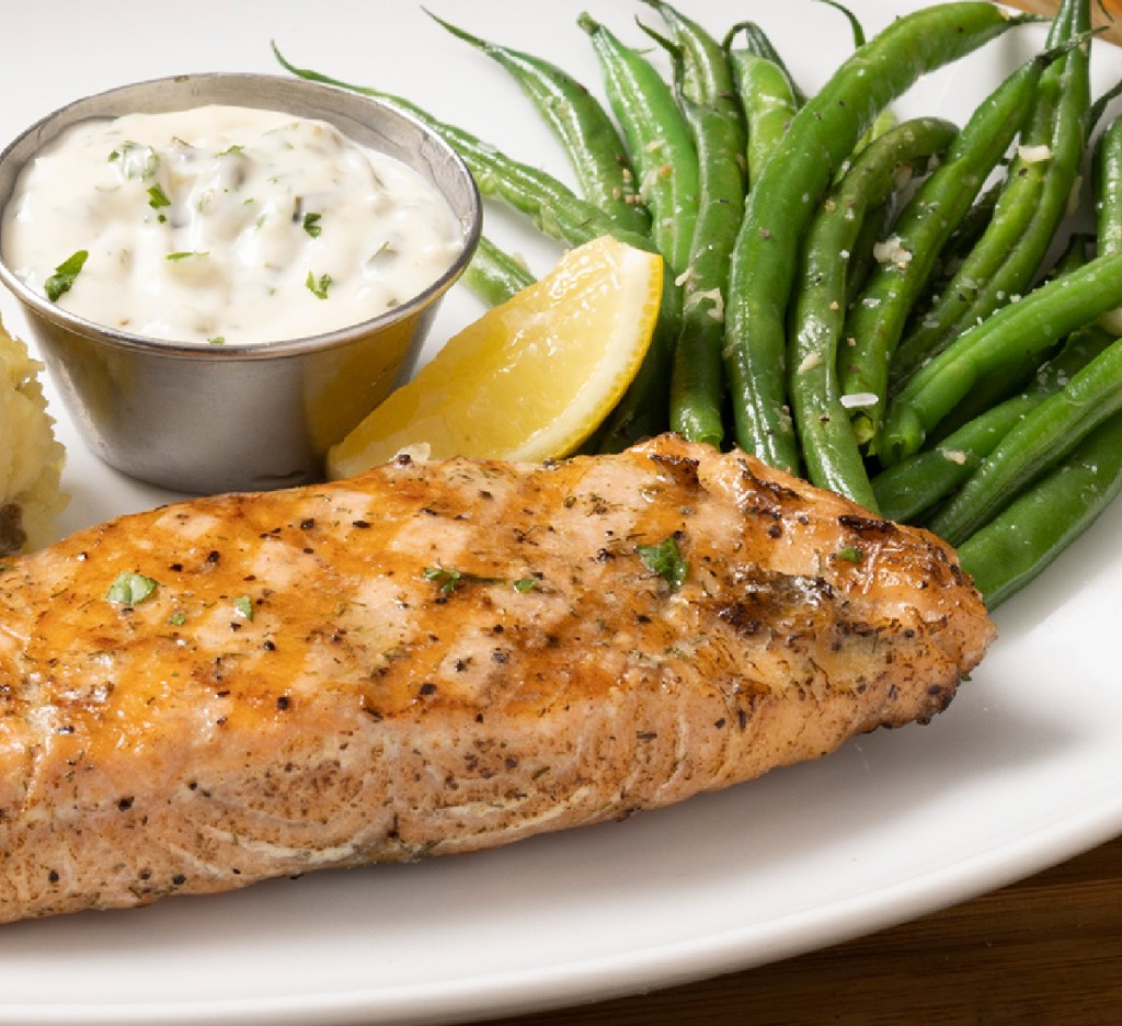atlantic salmon at houlihans which can be bought using the houlihans birthday reward