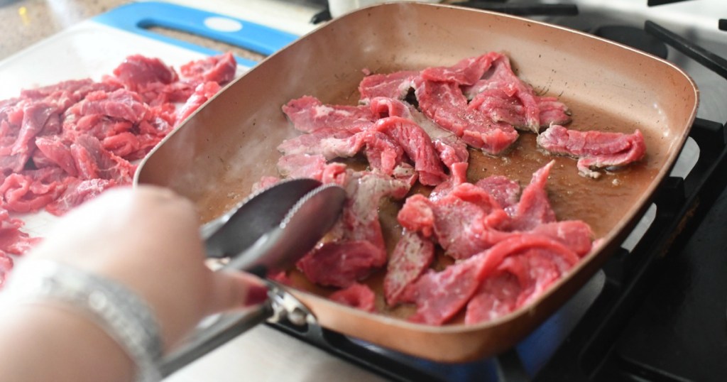 browning sliced flank steak