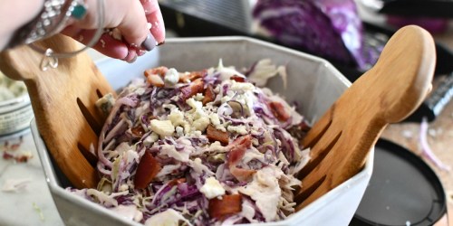 There’s Coleslaw… And Then There’s Keto Blue Cheese & Bacon Coleslaw!