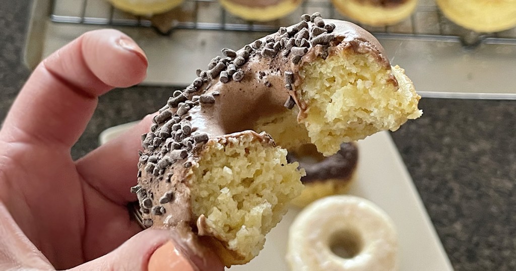 keto chocolate glaze donut