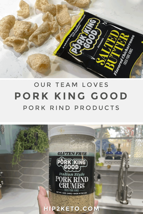 Salted Butter Pork Rinds review. These are made by Pork King Good  #porkrinds #snackreviews 