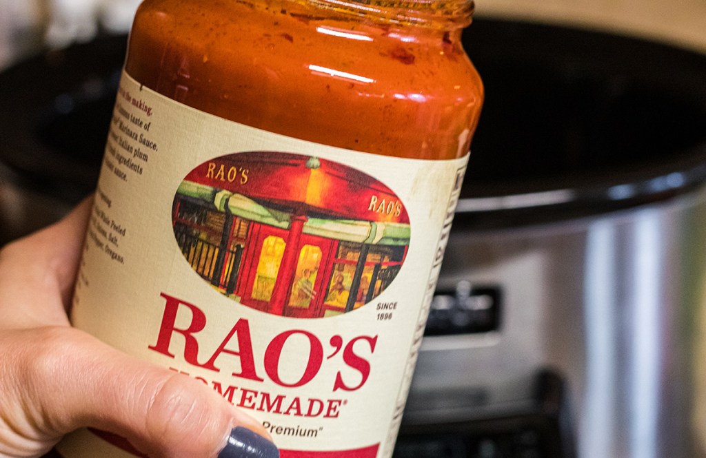 raos marinara sauce jar