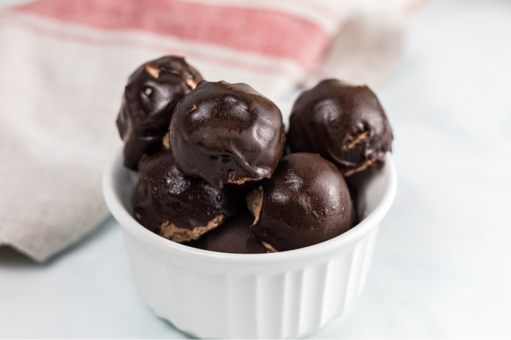 Keto Chocolate Covered Cherry Fat Bombs Recipe | Hip2Keto