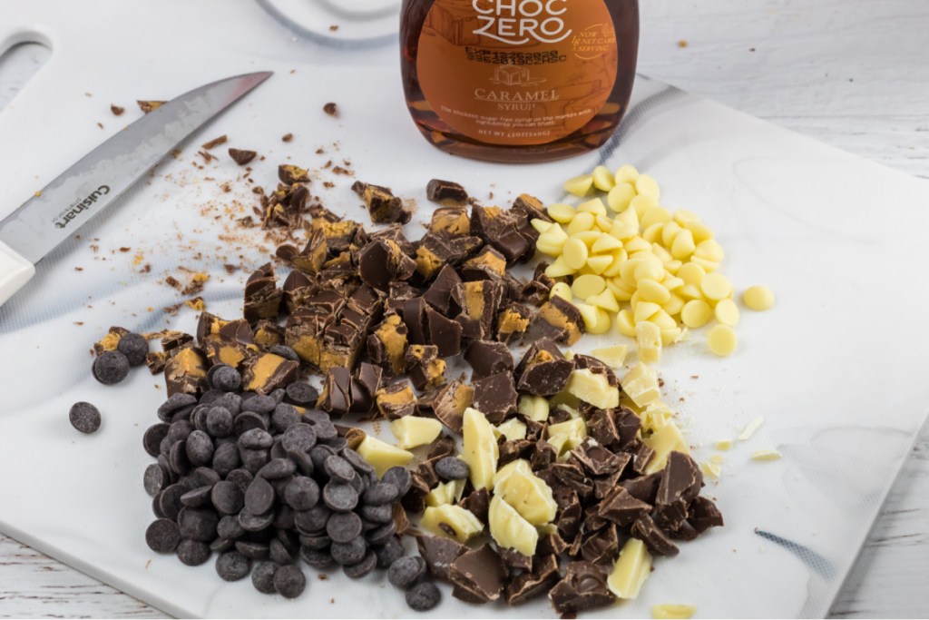 chopped ChocZero Halloween keto candy