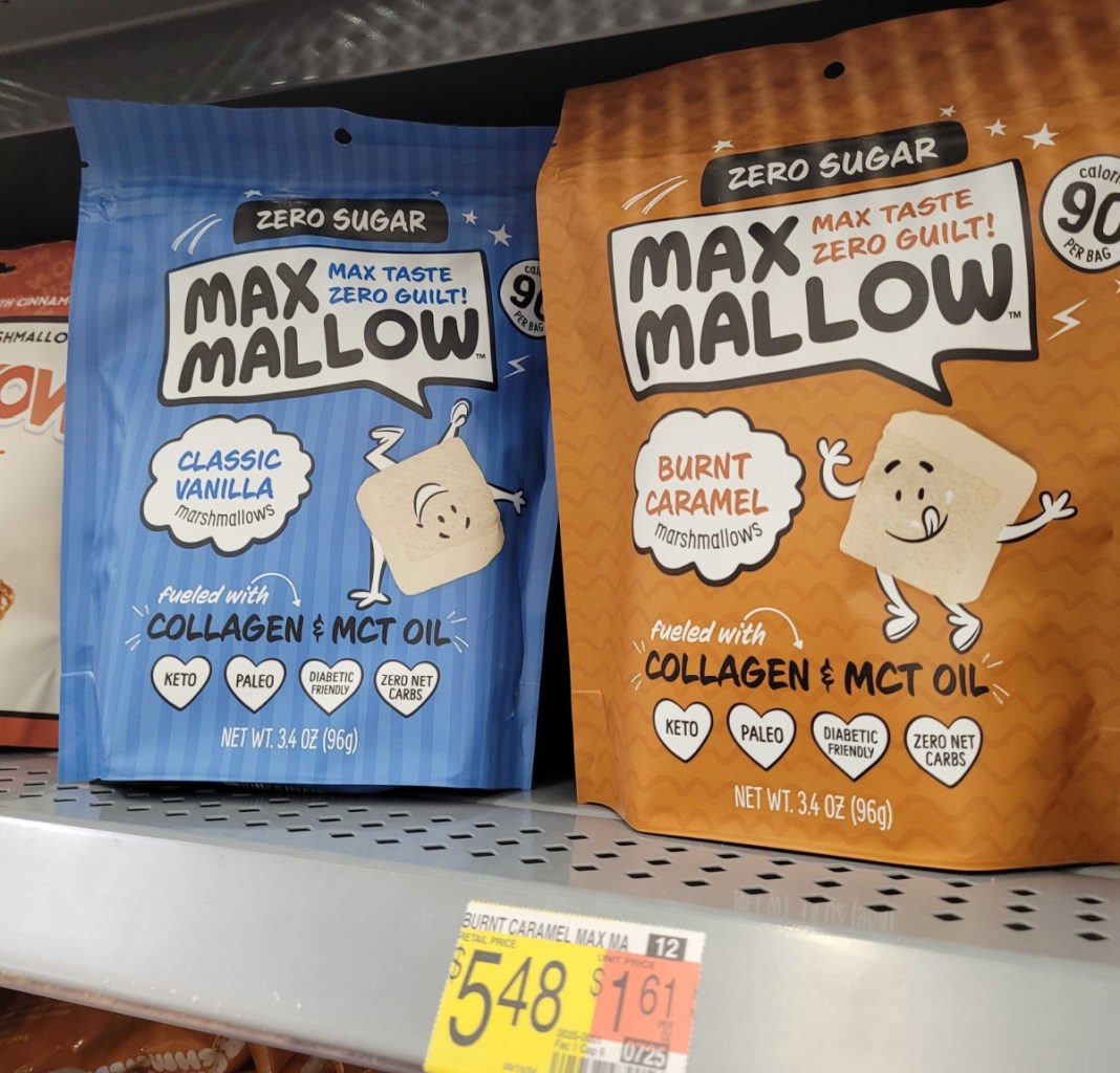 Max Mallow keto snacks at walmart