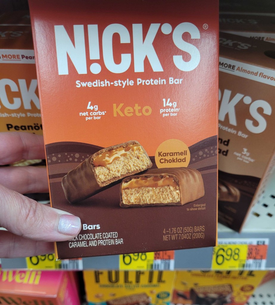 Nick's Swedish Style Protein Bars Keto Snacks